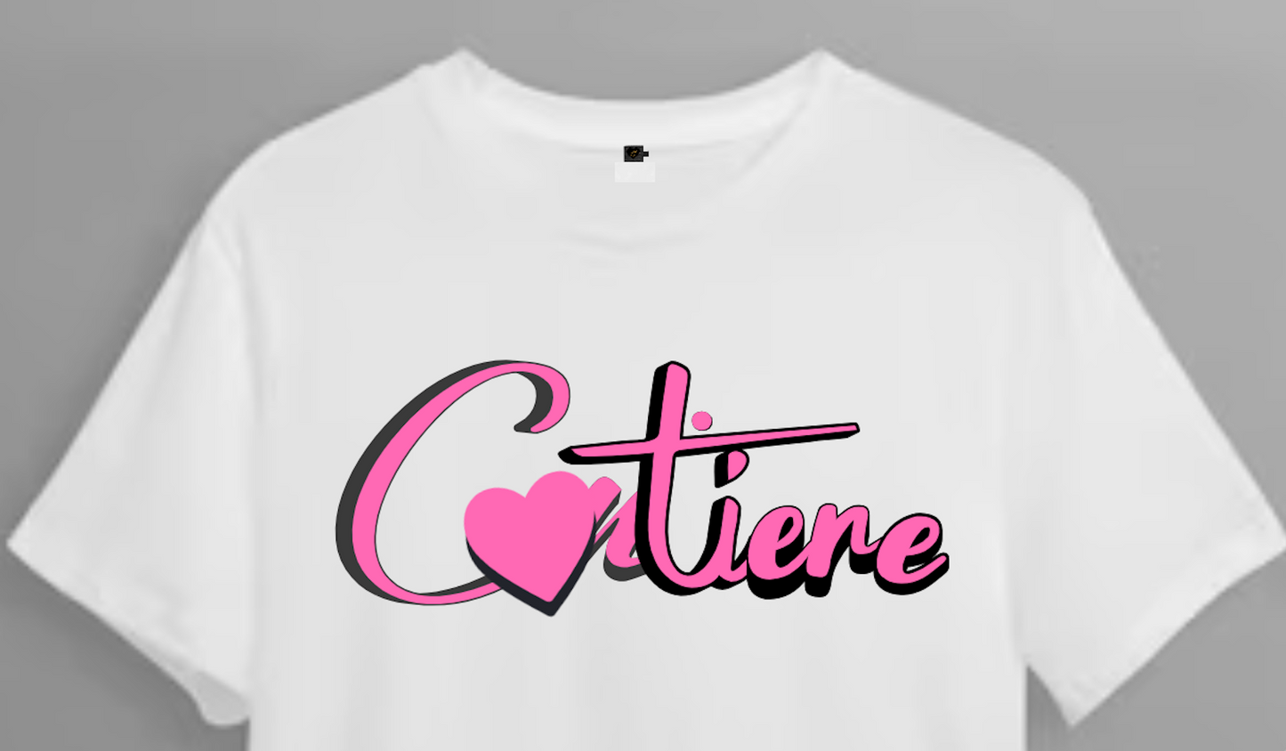 Cortieré T-Shirt Pink White